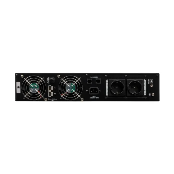 Задняя панель RAPAN-UPS 3000-RACK-IN-4X9